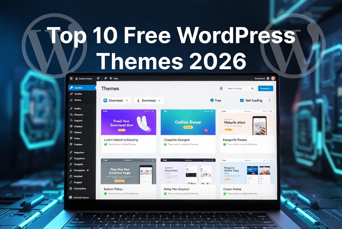 Top 10 Free WordPress Themes 2026: Download and Install Free WordPress Themes