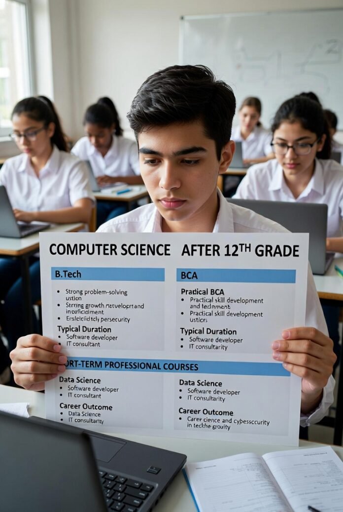 Which course is best after 12th Computer Science – Top Career Options Guide Which course is best after 12th Computer Science – Top Career Options Guide