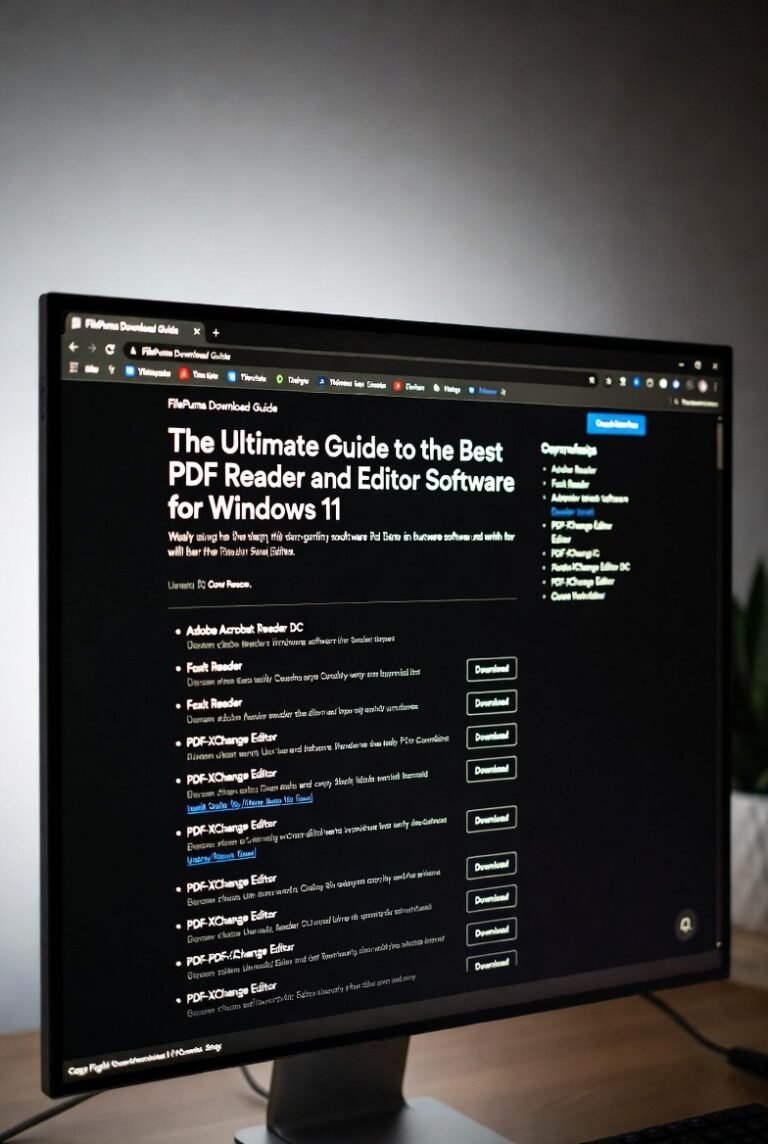 Best Free PDF Reader and Editor Software for Windows 11 FilePuma Download Guide 2026