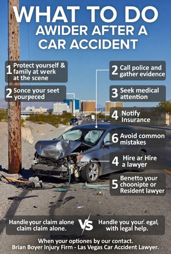 What To Do After A Las Vegas Car Accident And How A Lawyer Can Help