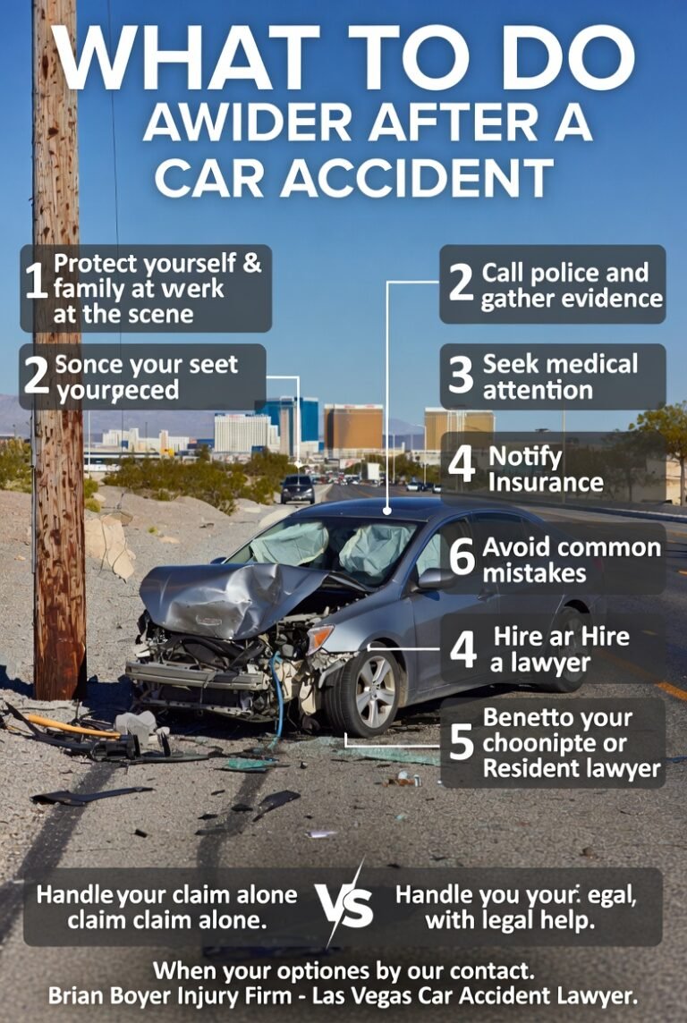 What To Do After A Las Vegas Car Accident And How A Lawyer Can Help
