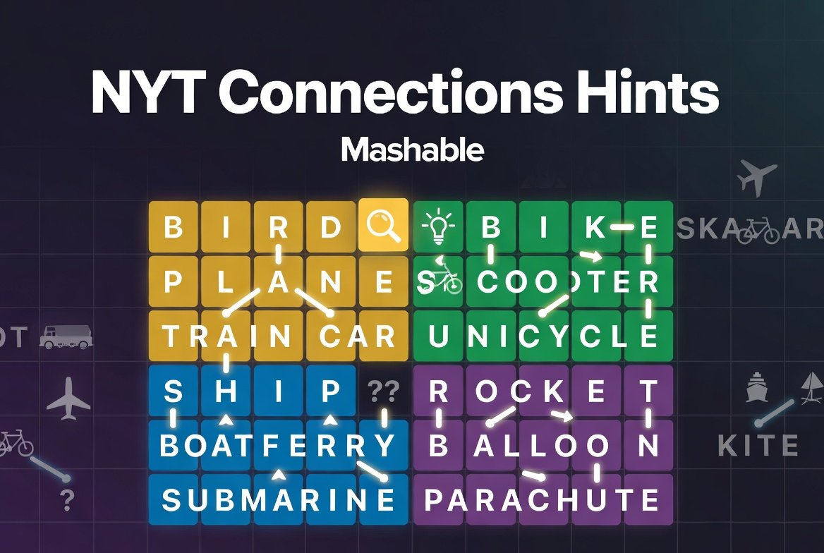How Can I Find Today’s NYT Connections Hint on Mashable and What Are the Answers for the Latest Puzzle?