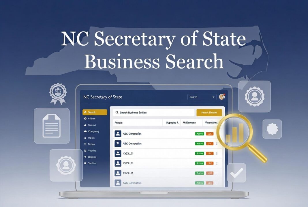 How to Use NC Secretary of State Business Search to Find Company Information?