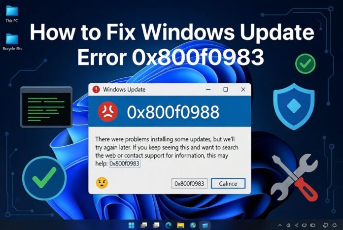 How to Fix Windows Update Error 0x800f0983: The Complete 2026 Guide
