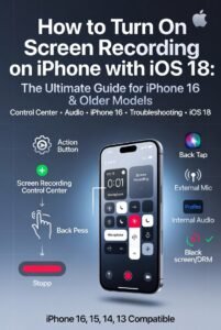 How to Turn On Screen Recording on iPhone with iOS 18: The Ultimate Guide for iPhone 16 and Older Models