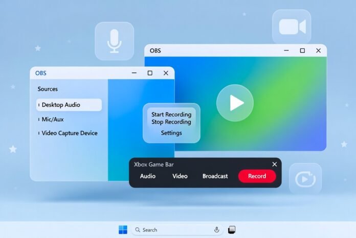 how to screen record on windows