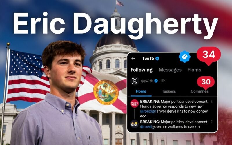 What is Eric Daugherty Known For in Political News and Social Media Coverage?
