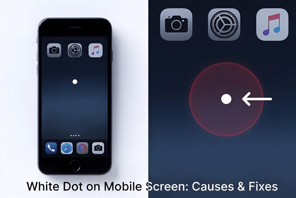 What Does a White Dot on a Mobile Screen Mean and How Can You Fix It?