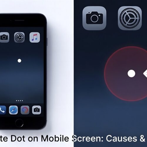 What Does a White Dot on a Mobile Screen Mean and How Can You Fix It?