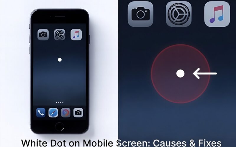 What Does a White Dot on a Mobile Screen Mean and How Can You Fix It?