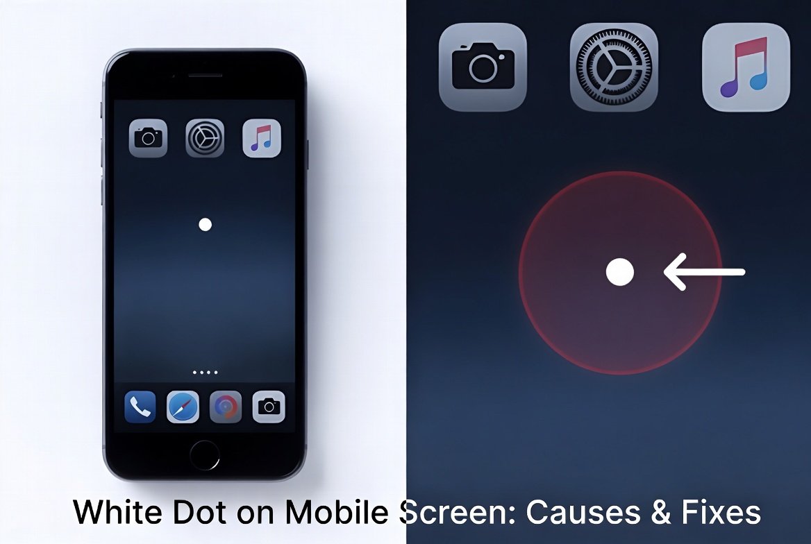 What Does a White Dot on Mobile Screen Mean? Causes & Easy Fixes (2026 Guide)