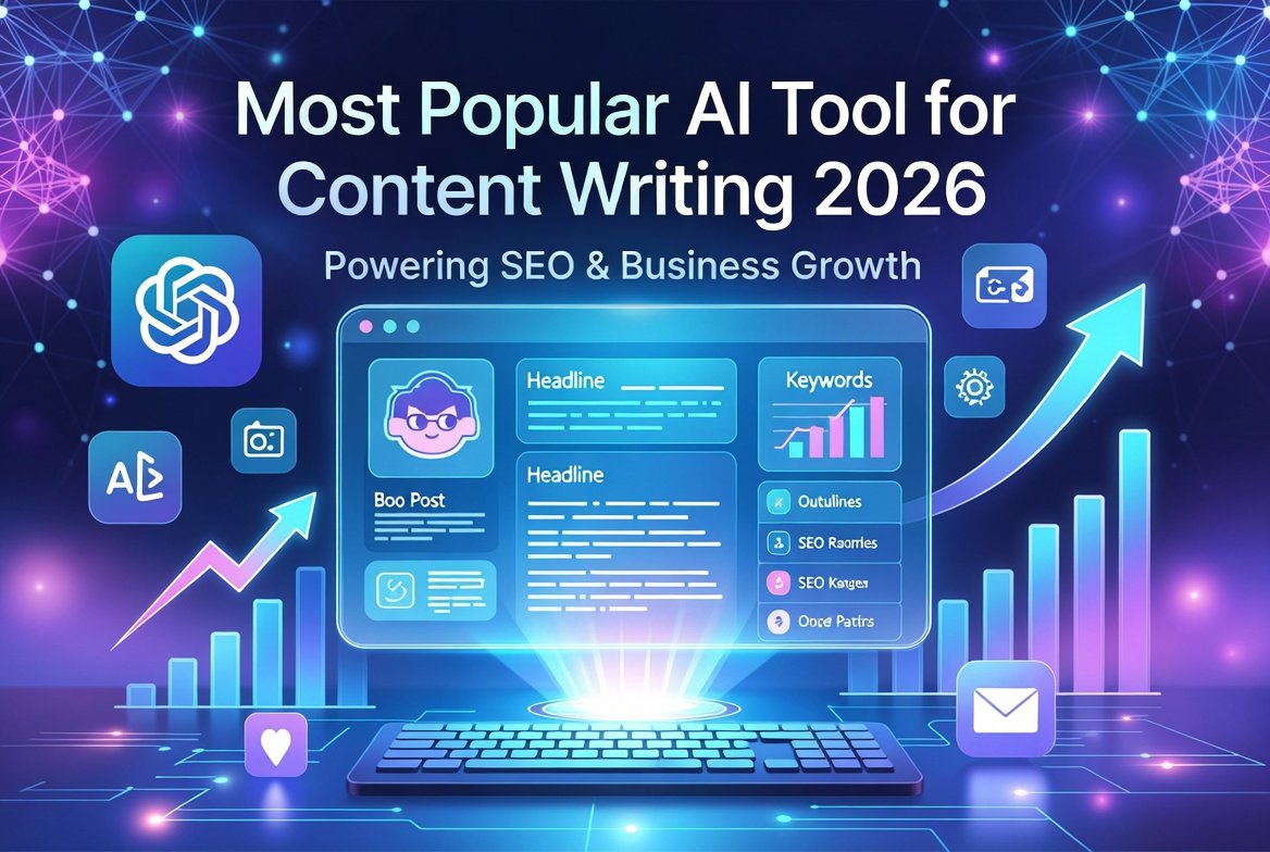 Which AI Tool Is Most Popular on Google in 2026 for Content Writing, SEO, and Business Growth?