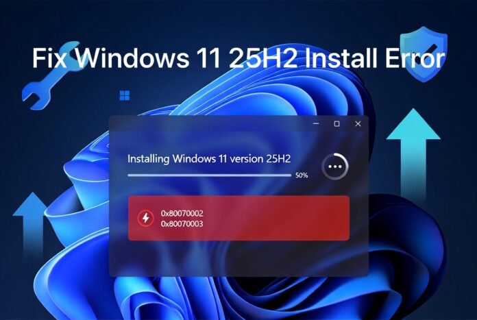 How to Fix Windows 11 Version 25H2 Install Error During Update? A Comprehensive Guide