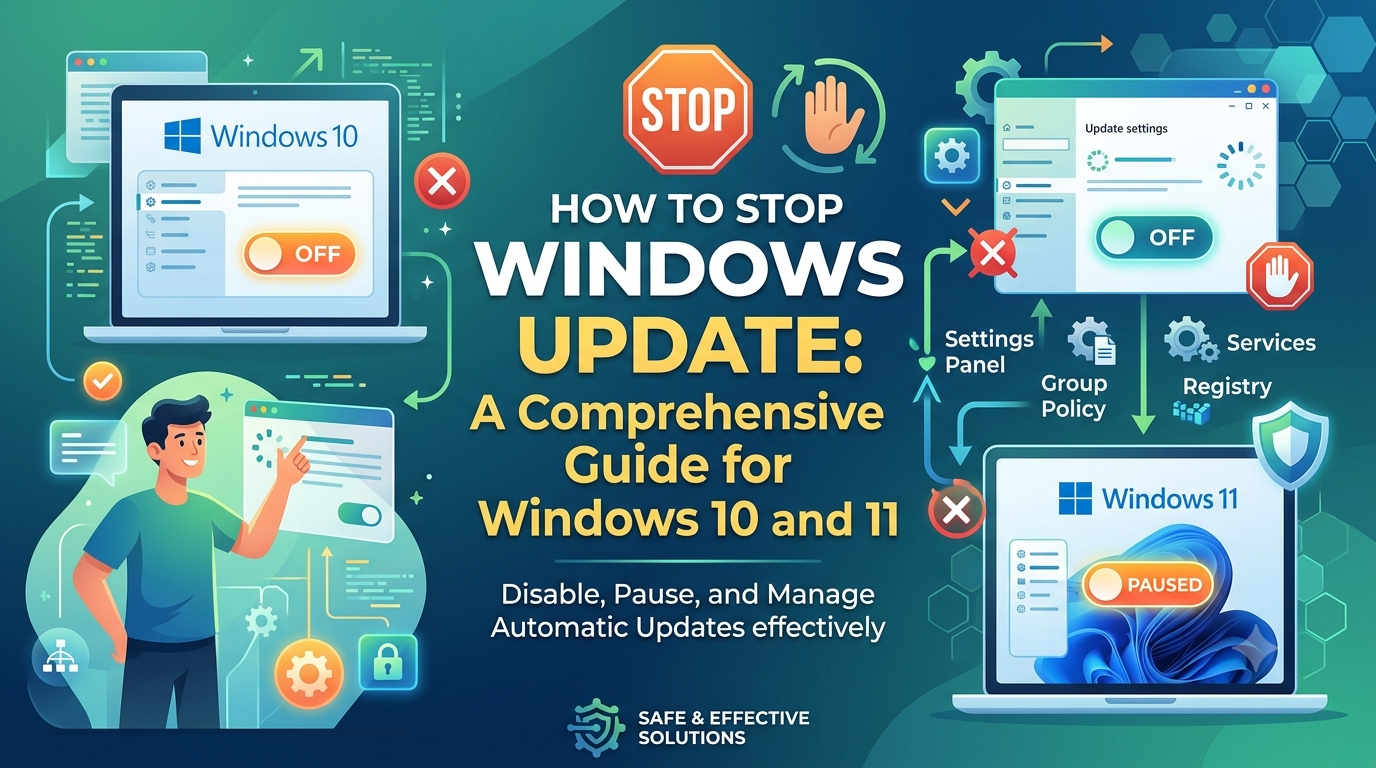 How to Stop Windows Update: A Comprehensive Guide for Windows 10 and 11