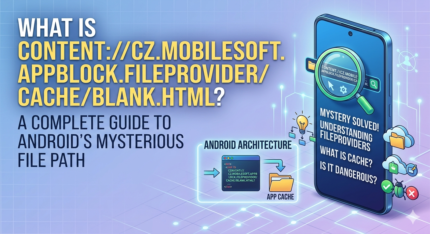 What Is content://cz.mobilesoft.appblock.fileprovider/cache/blank.html and Why Does It Appear on Android?