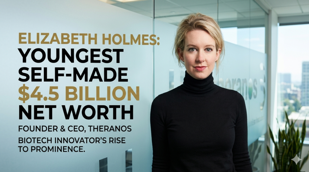 Elizabeth Holmes Youngest Self-Made .5 Billion Net Worth: The Rise and Fall of a Biotech Visionary