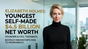 elizabeth holmes youngest self-made $4.5 billion net worth