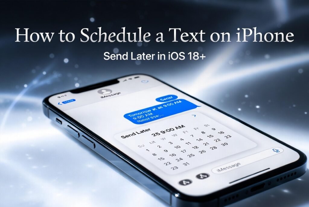 How to Schedule a Text on iPhone: Complete Guide for iOS 18+ (Send Later & More)