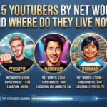 Top 5 YouTubers by Net Worth, Subscriber Count, and Where Do They Live Now?