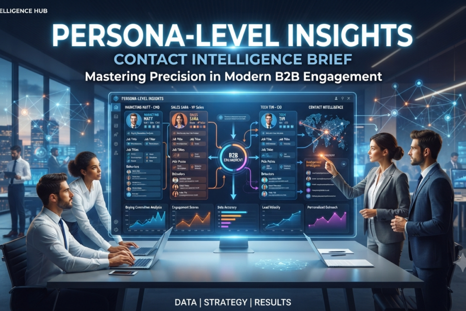 Persona-Level Insights Contact Intelligence Brief: Mastering Precision in Modern B2B Engagement