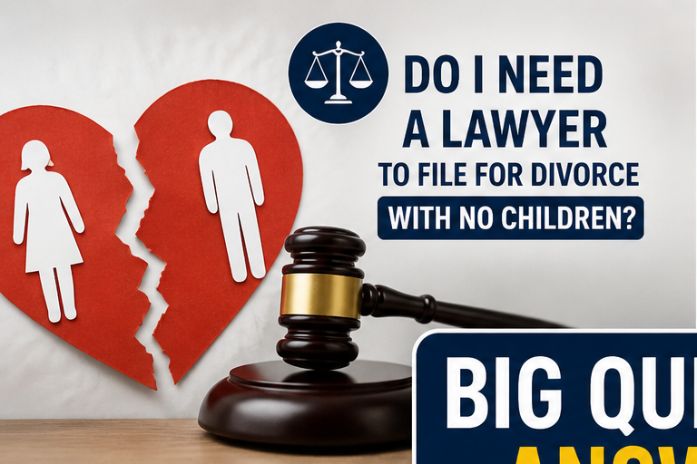 Do I Need a Lawyer to File for Divorce With No Children?