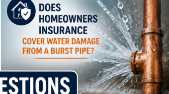 Does Homeowners Insurance Cover Water Damage From a Burst Pipe?