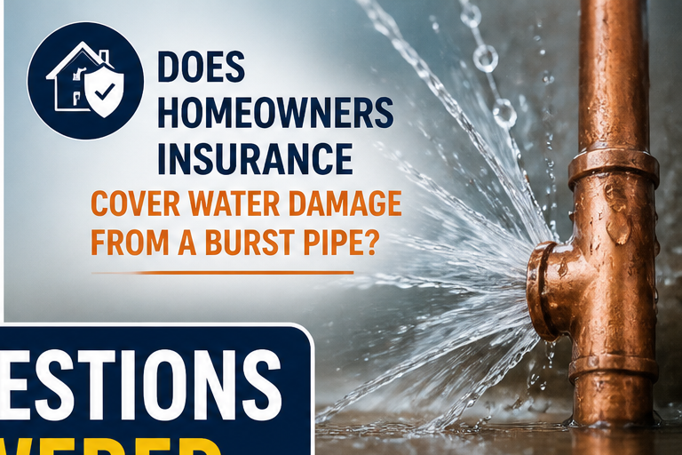 Does Homeowners Insurance Cover Water Damage From a Burst Pipe?