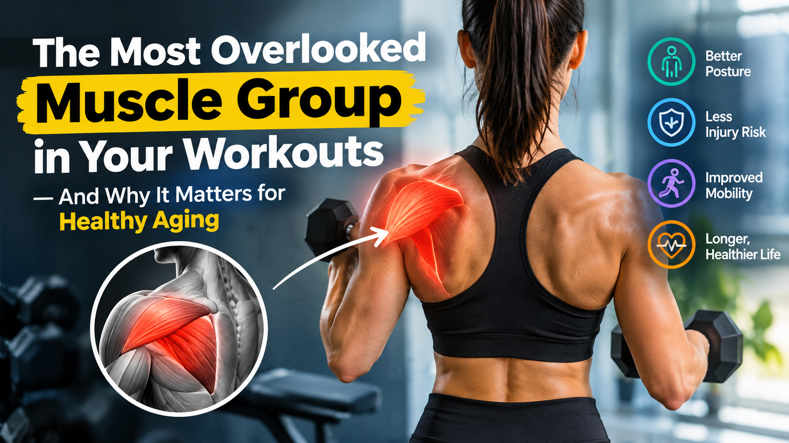 The Most Overlooked Muscle Group in Your Workouts — And Why It Matters for Healthy Aging