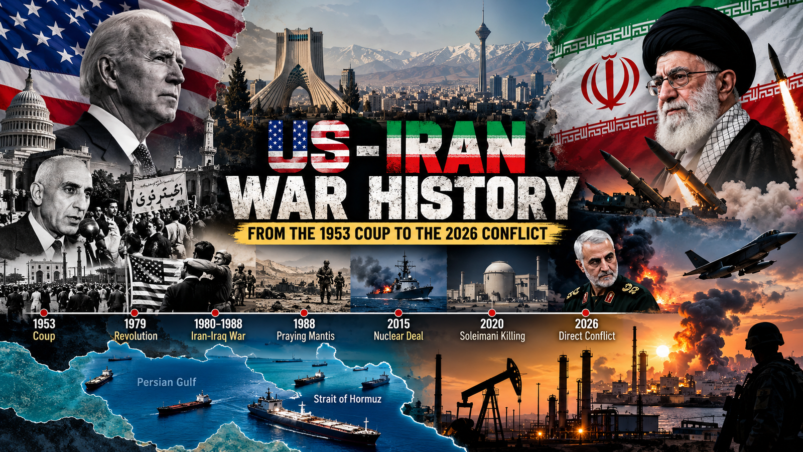 US-Iran War History: From the 1953 Coup to the 2026 Conflict