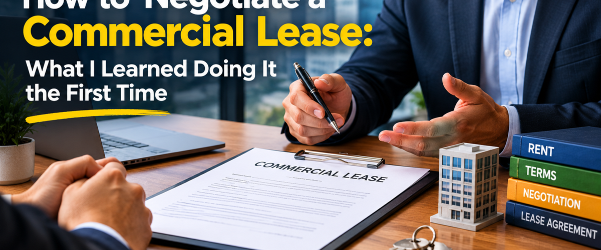 How to Negotiate a Commercial Lease: What I Learned Doing It the First Time