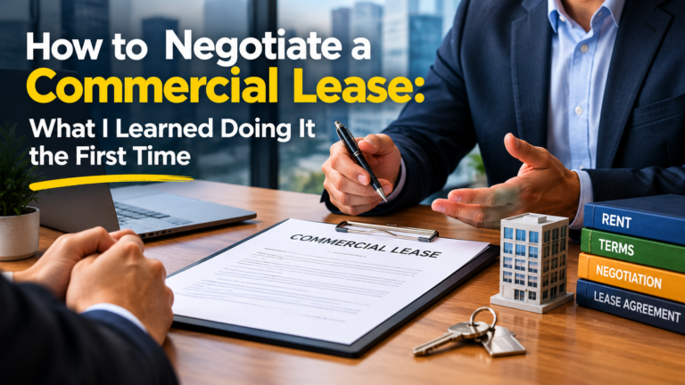 How to Negotiate a Commercial Lease: What I Learned Doing It the First Time