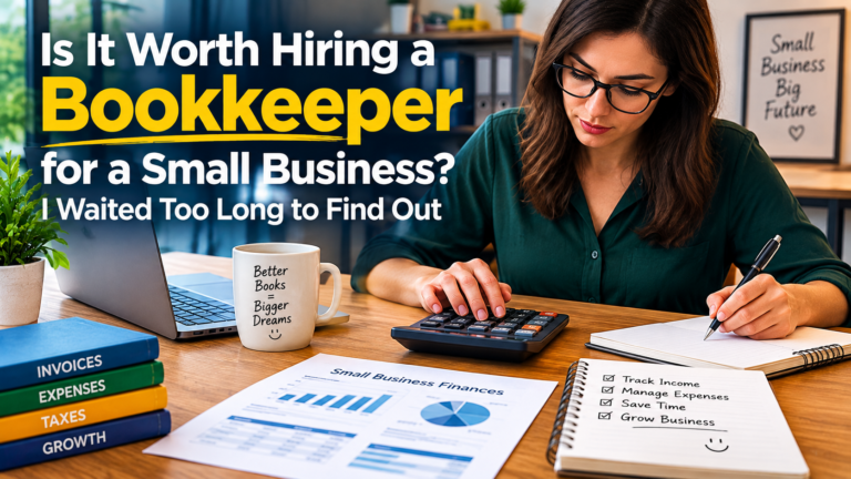 Is It Worth Hiring a Bookkeeper for a Small Business? I Waited Too Long to Find Out