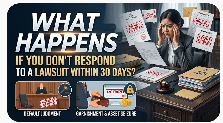 What Happens If You Don’t Respond to a Lawsuit Within 30 Days?