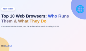 Top 10 Web Browsers in 2026: Market Share, What They Actually Do, and Who Runs Them