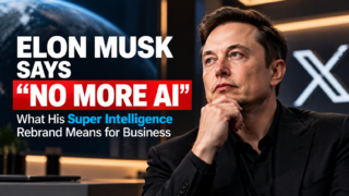 Elon Musk Says “No More AI”: What His Super Intelligence Rebrand Means for Business