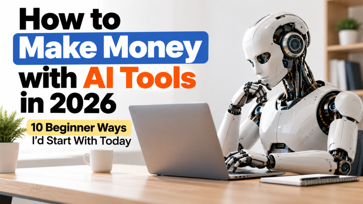 How to Make Money with AI Tools in 2026: 10 Beginner Ways I’d Start With Today
