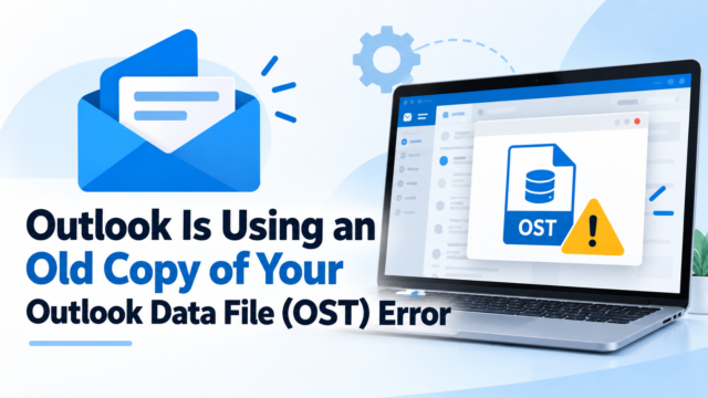 Outlook is using an Old Copy of your Outlook Data File (OST) Error