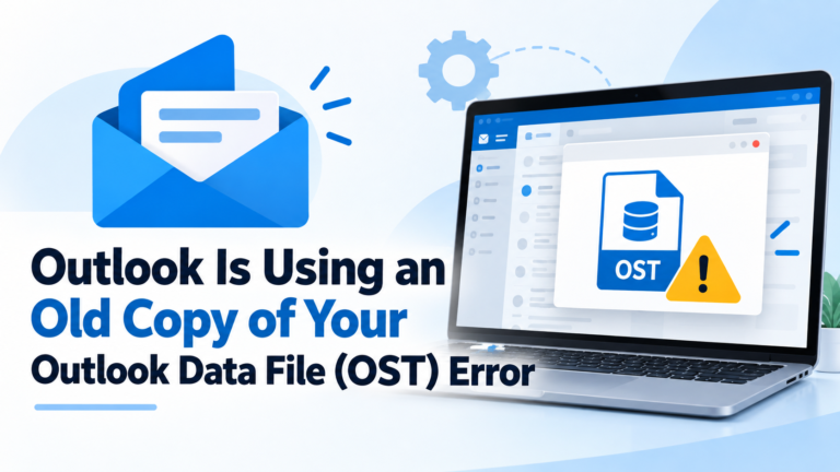 Outlook is using an Old Copy of your Outlook Data File (OST) Error Outlook is using an Old Copy of your Outlook Data File (OST) Error