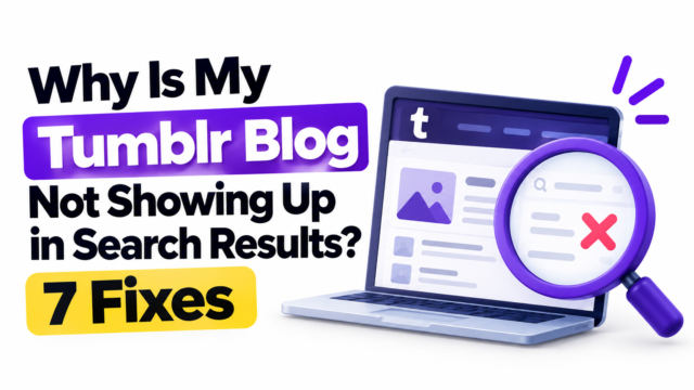 Why Is My Tumblr Blog Not Showing Up in Search Results? 7 Fixes That Work Why Is My Tumblr Blog Not Showing Up in Search Results? 7 Fixes That Work